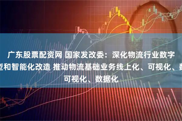 广东股票配资网 国家发改委：深化物流行业数字化转型和智能化改造 推动物流基础业务线上化、可视化、数据化