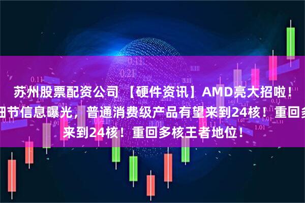 苏州股票配资公司 【硬件资讯】AMD亮大招啦！Zen6及更多细节信息曝光，普通消费级产品有望来到24核！重回多核王者地位！